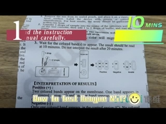 Plasma rapido del siero di Kit Cassette For Whole Blood della prova della TANA NS1 dell'antigene di febbre rompiossa del CE