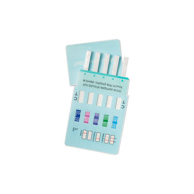 CE ISO Multi-Drug Dipcard Panel Urine Test for COC AMP MET THC BZO OPI MOP Ecstacy Screen